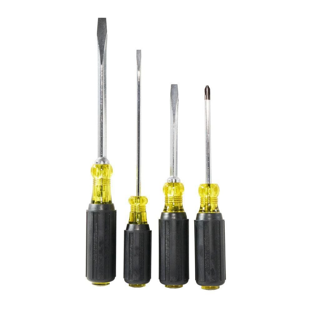 Klein Tools Cushion-Grip Screwdriver Set 4 Pc 85105 from Klein Tools