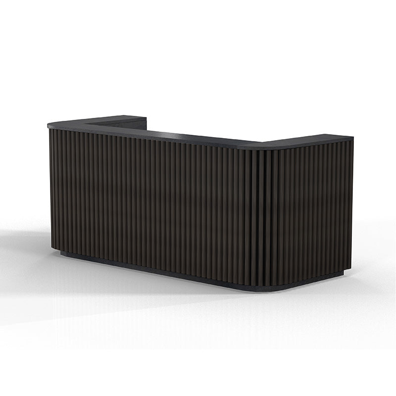 HALO Reception Desk 240cm - Black