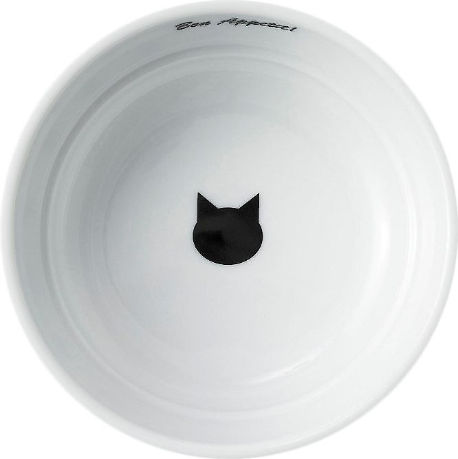 Necoichi Non-Skid Ceramic Cat Food Bowl， 1-cup