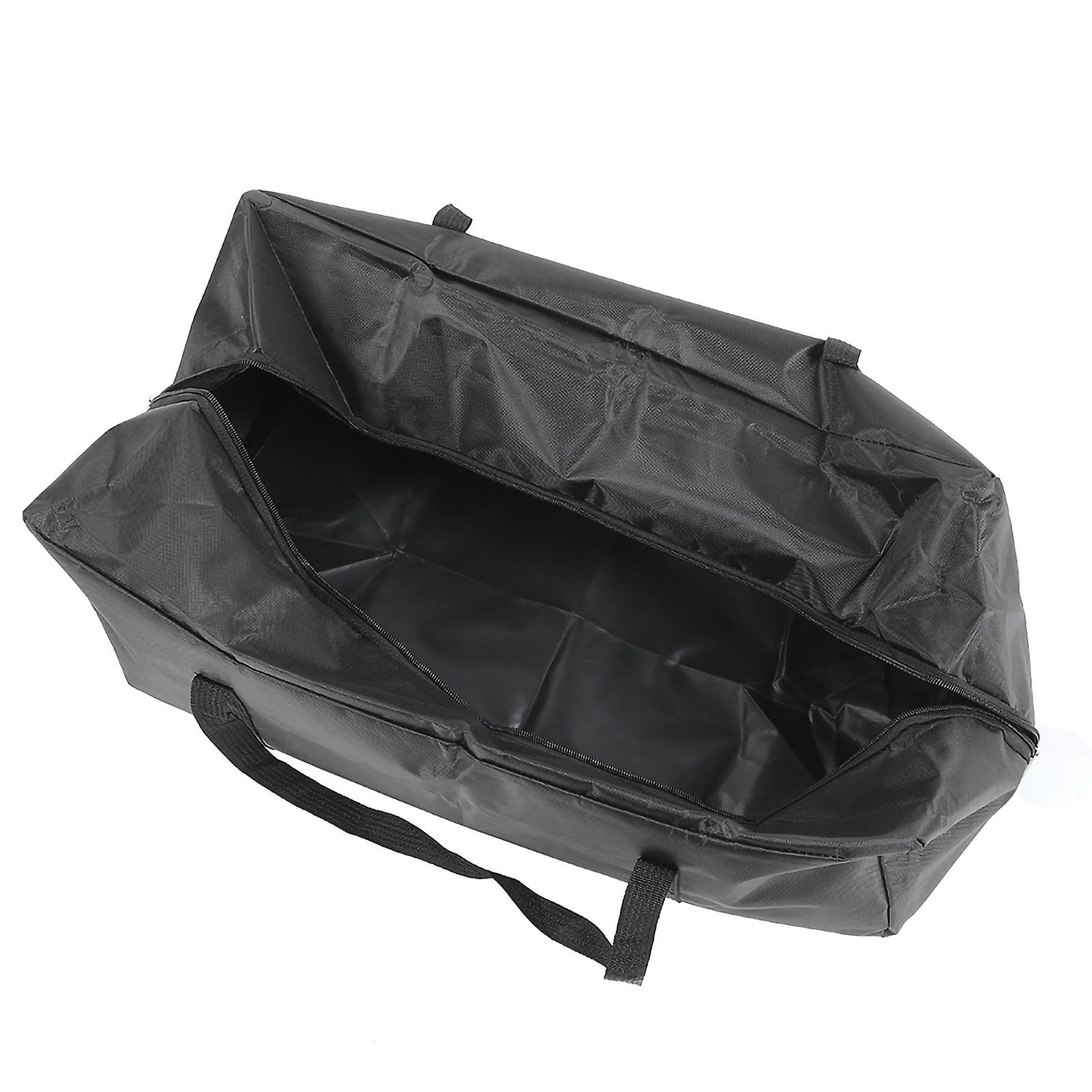 Black 600d Oxford Cloth Portable Washable Waterproof Hand Carrying Bag For Fishing Boat