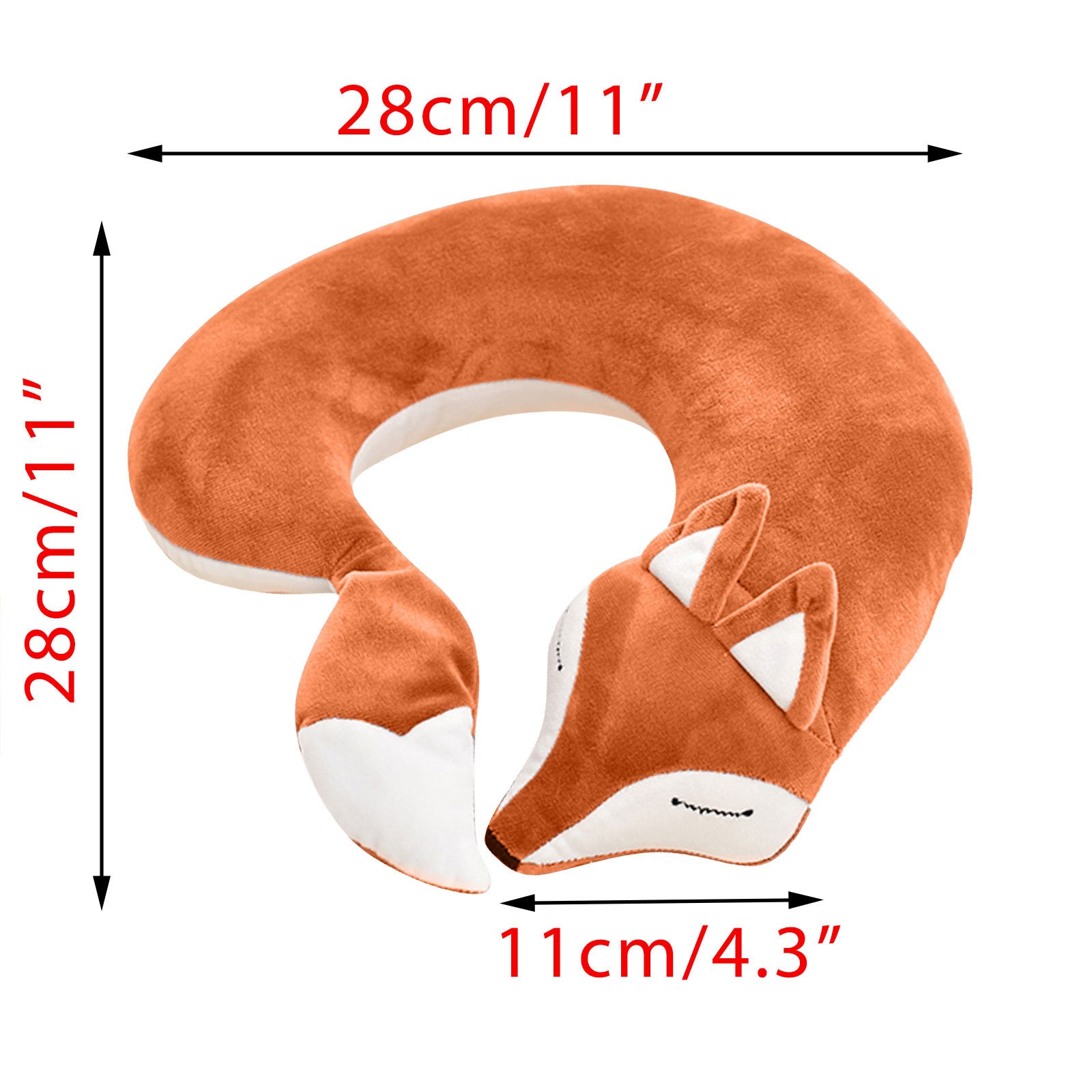 Pillow Cases Cartoon Animal Shape Cute U-Shaped Pillow Protect The Cervical Spine Pillow