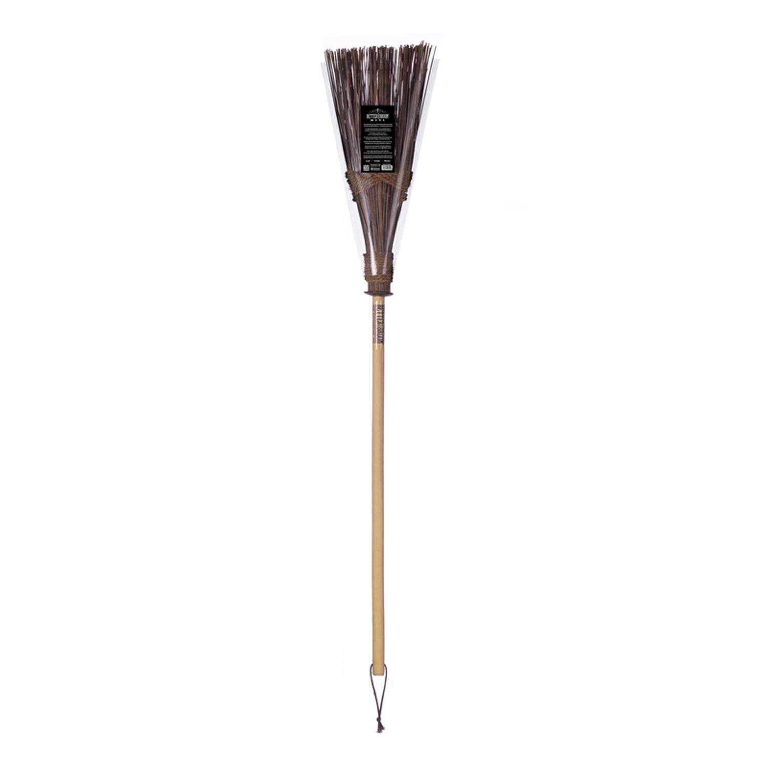 Better!Broom Mini Broom 39 in. Wood Gardening Broom Wood Handle