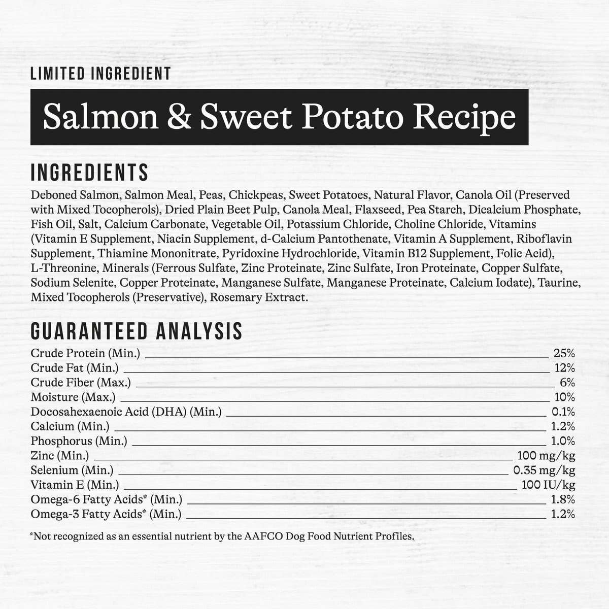 American Journey Limited Ingredient Salmon and Sweet Potato Recipe Grain-Free Dry Dog Food