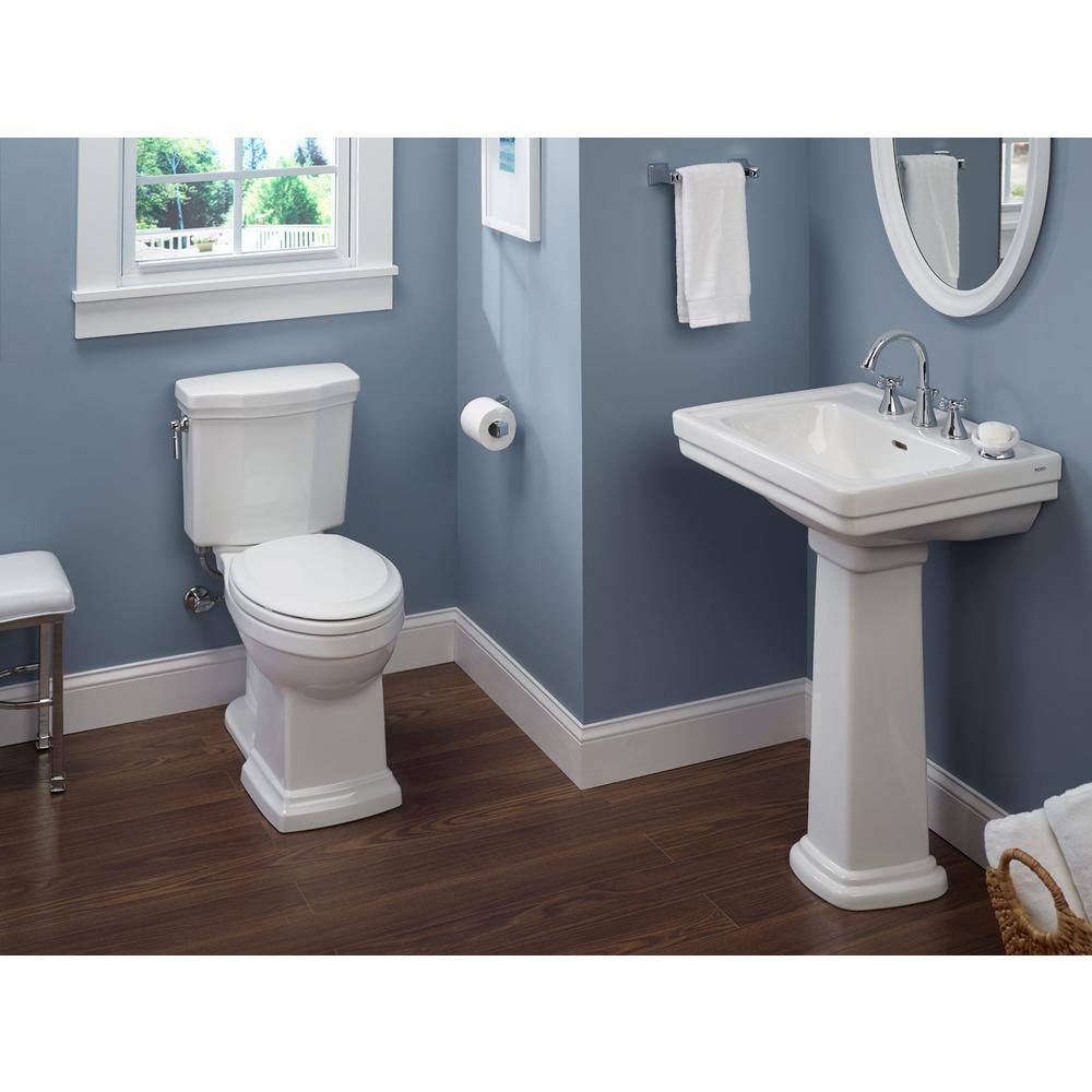 TOTO Promenade II 2-Piece 1.28 GPF Single Flush Elongated ADA Comfort Height Toilet in Cotton White SoftClose Seat Included MS404124CEFG#01