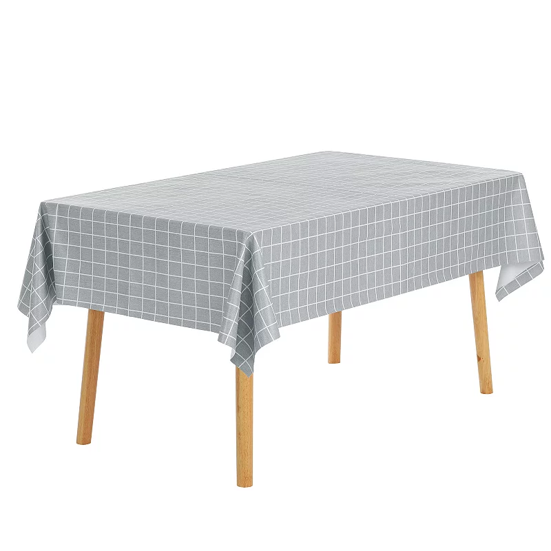 Rectangle Wrinkle Resistant Waterproof Pvc Table Cover 1 Pc， 47 X 47