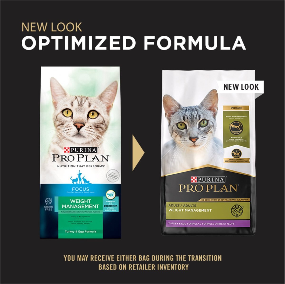 Purina Pro Plan Weight Management Turkey and Egg Formula Dry Cat Food