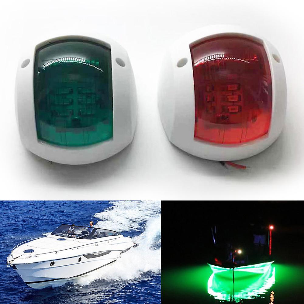 White Red Green Led Marine Navigation Light 12v 24v Boat Bow Light Marine Boat Singnal Light， Perfect For Pontoon， Skeeter， Power Boat And Skiff One P
