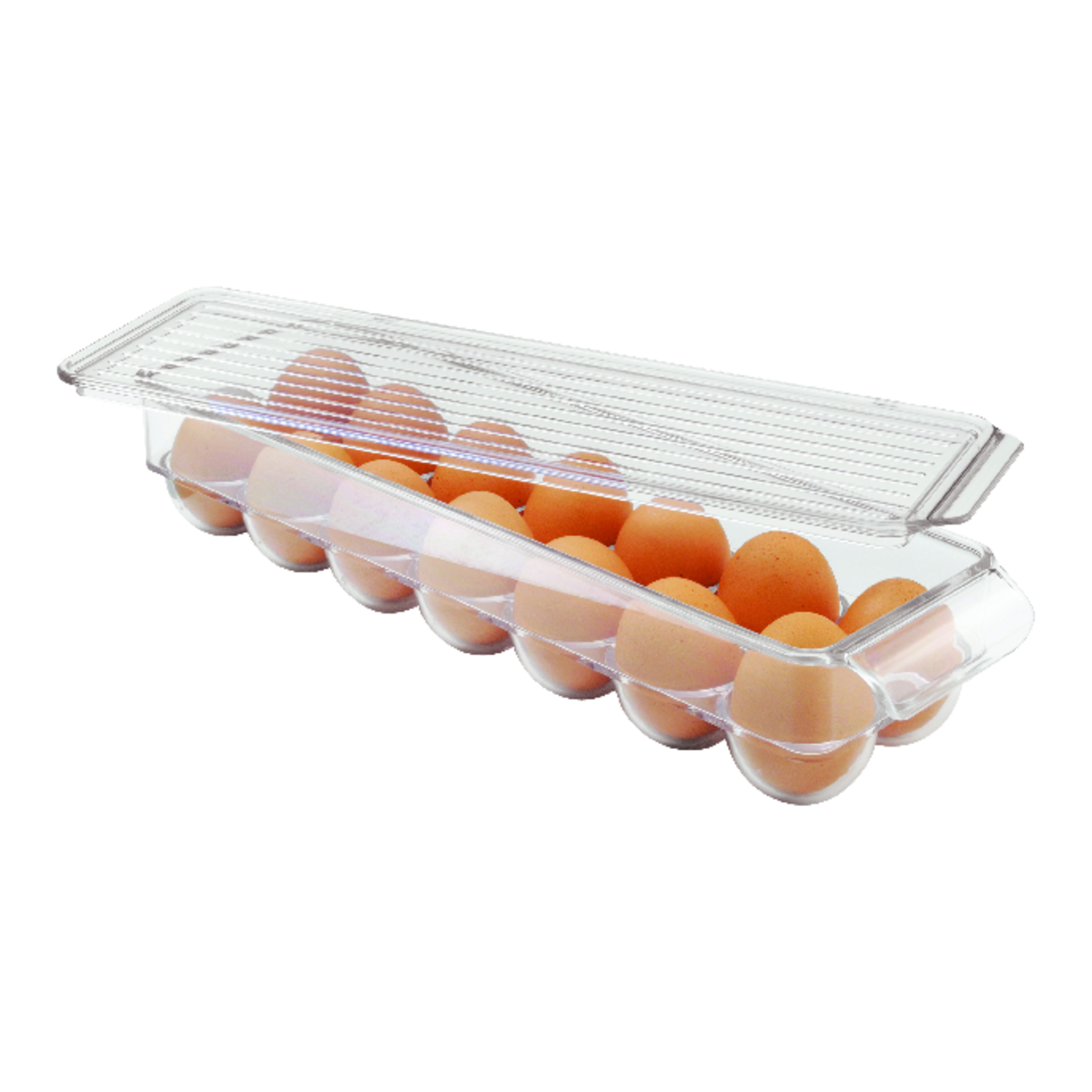 iDesign 3 in. H X 14.5 in. D Plastic Egg Holder