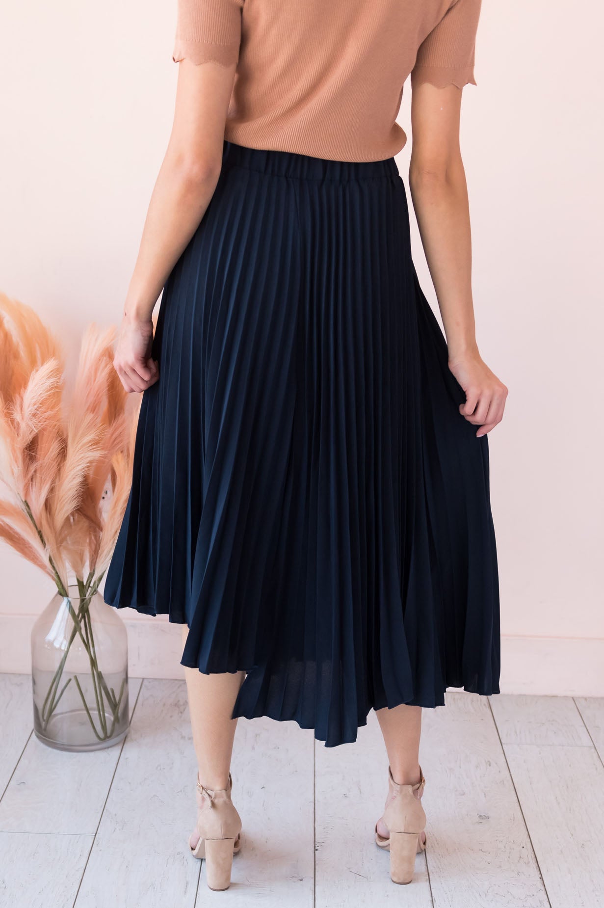 You Say I Am Loved Modest Pleat Skirt