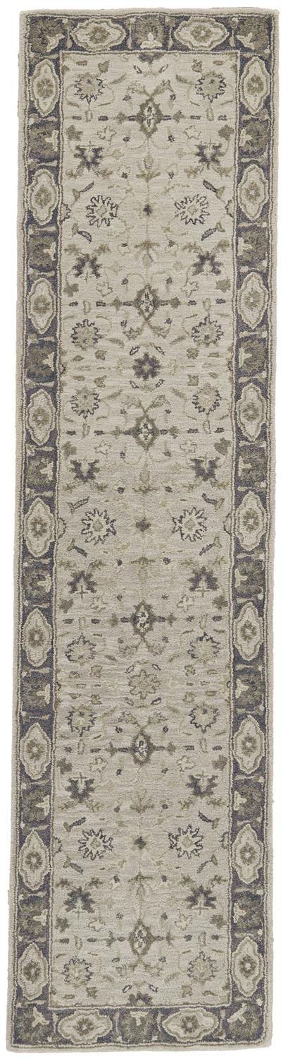 Botticino Hand Tufted Gray and Beige Rug by BD Fine