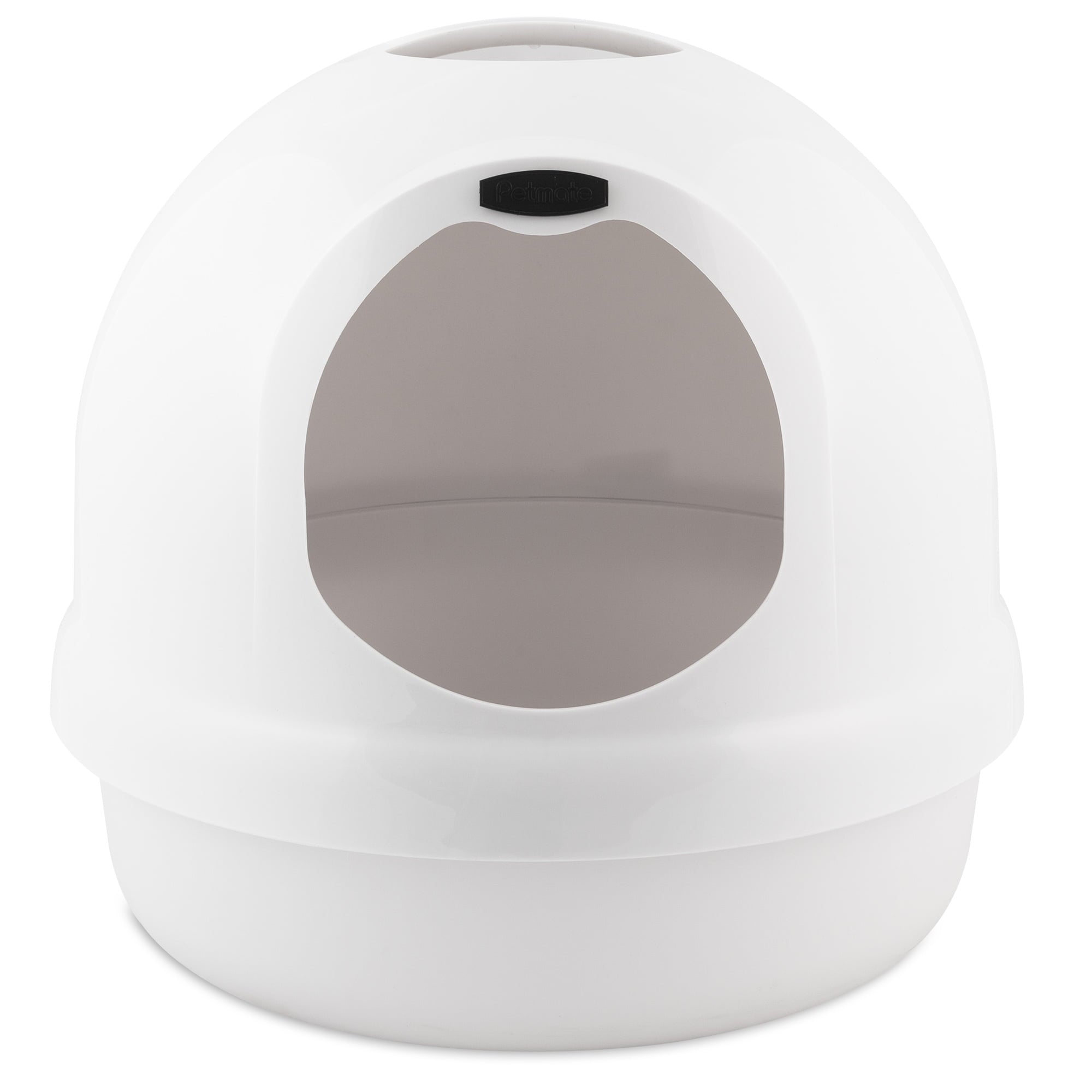 Petmate Booda Dome Cat Litter Pan， White