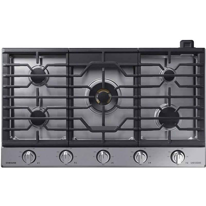 NA36N9755TSAA 36quot Chef Collection Gas Cooktop with 22K BTU Du