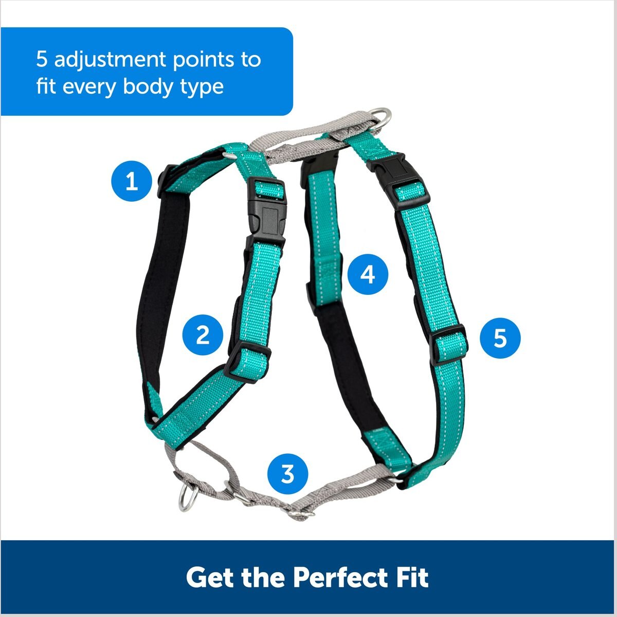 PetSafe 3-in-1 Reflective Dog Harness with Car Control Strap