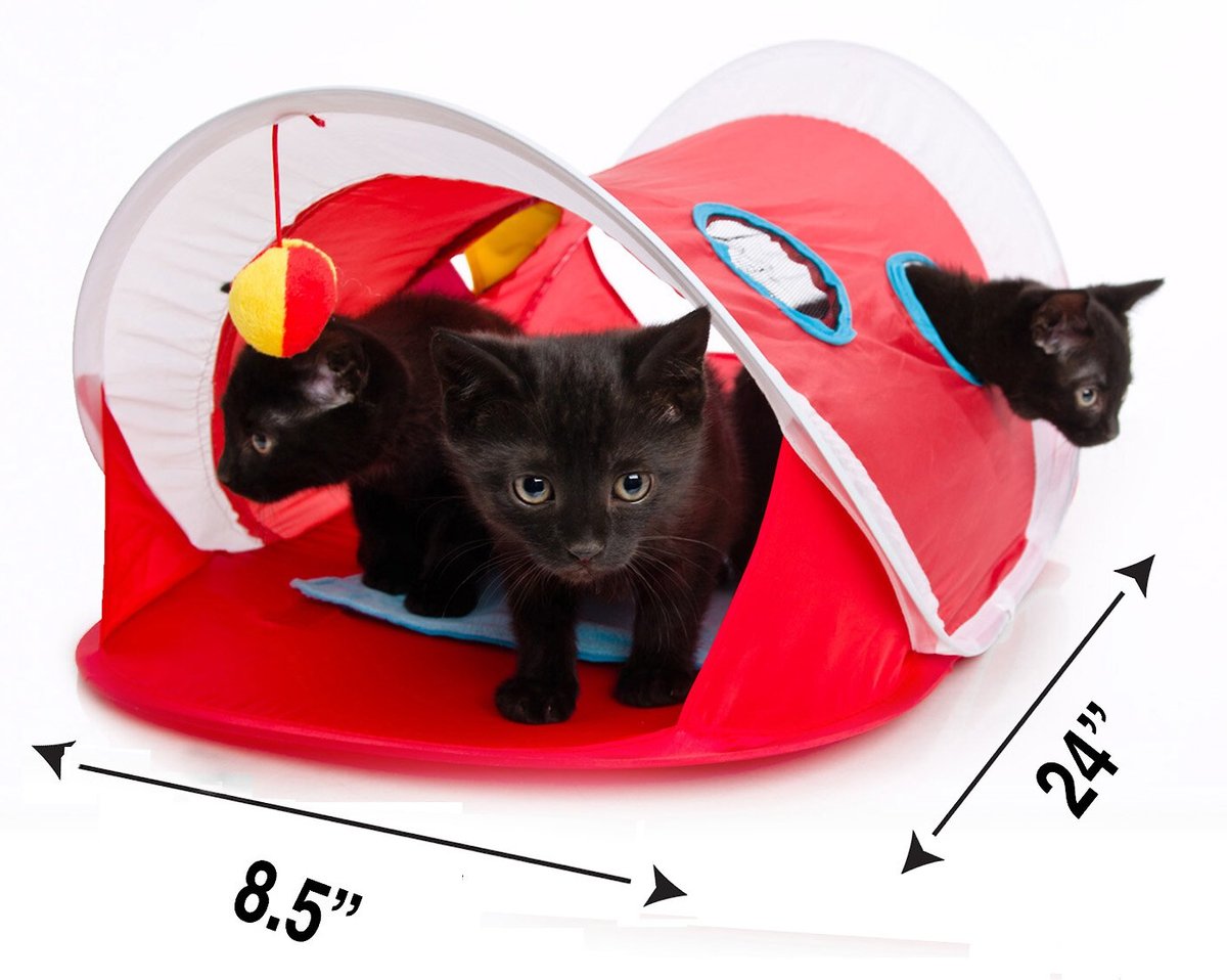 Hartz Just For Cats Peek and Play Pop-Up Tent Cat Toy