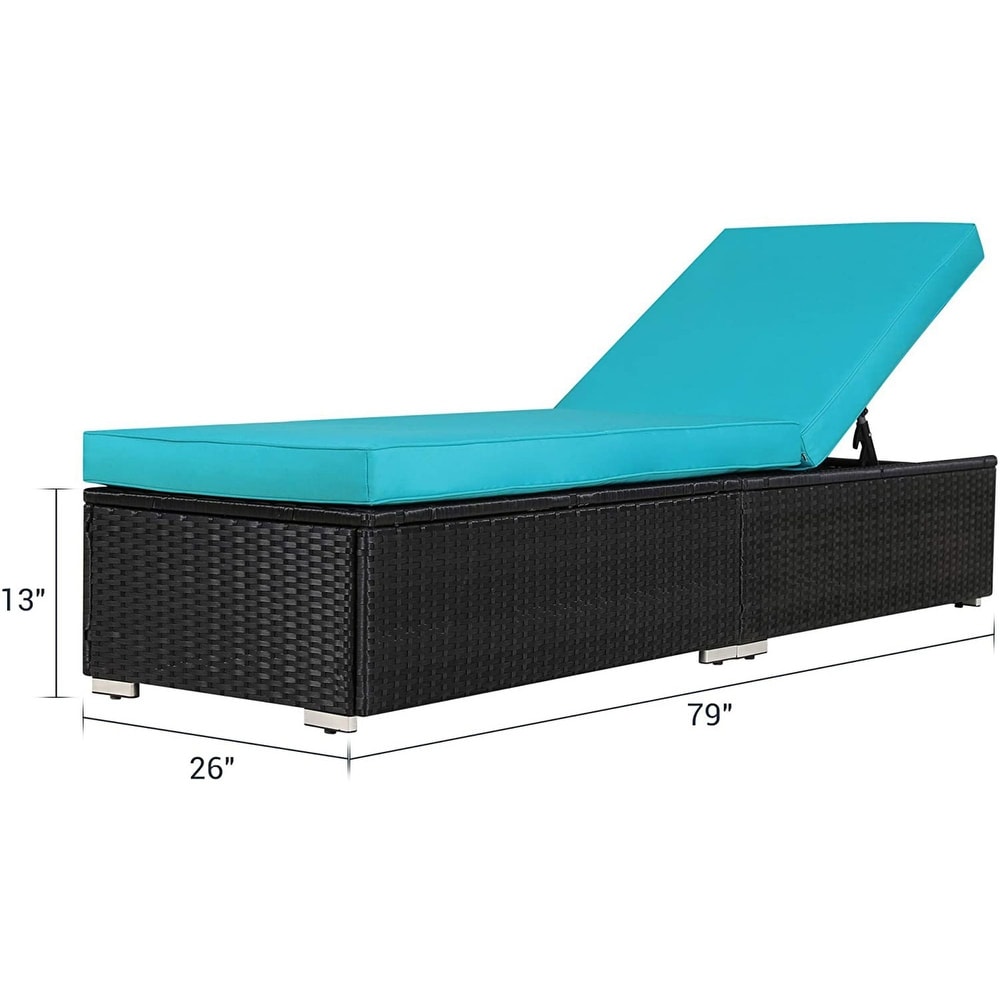Royalcraft PE Rattan Wicker Outdoor Chaise Lounges