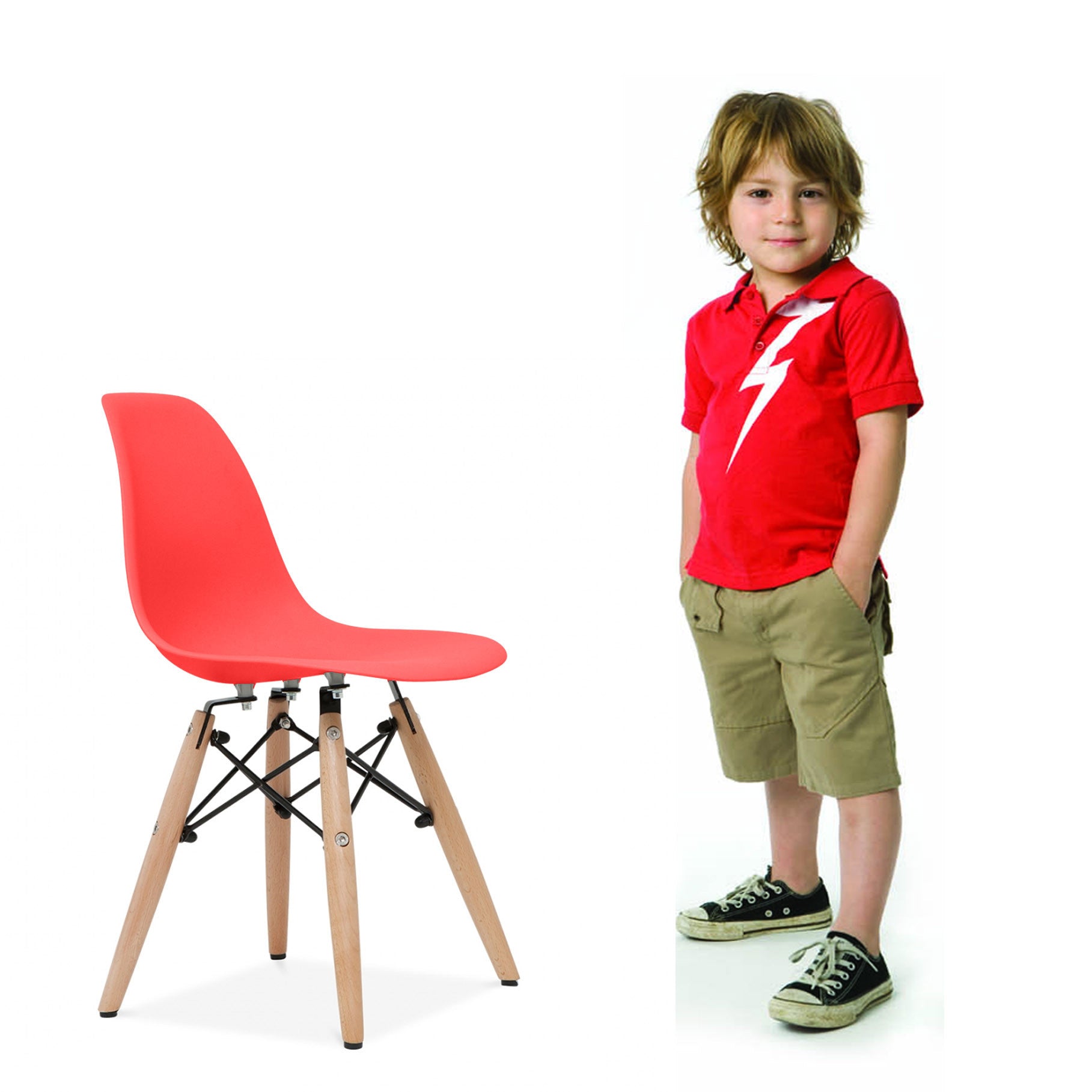 Kids Chair Plastic Pc-0117W-W