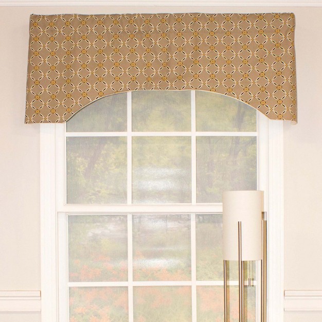 Rod Pocket Valance 50 quot X 17 quot Stone By Rlf Home