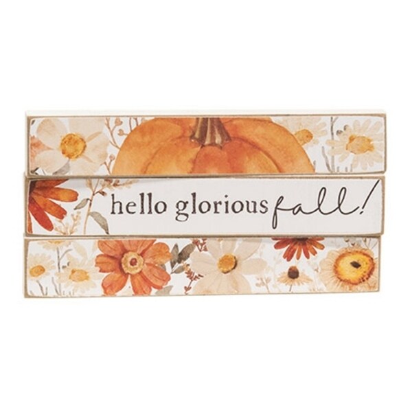 Hello Glorious Fall Mini Stick 3 Assorted.