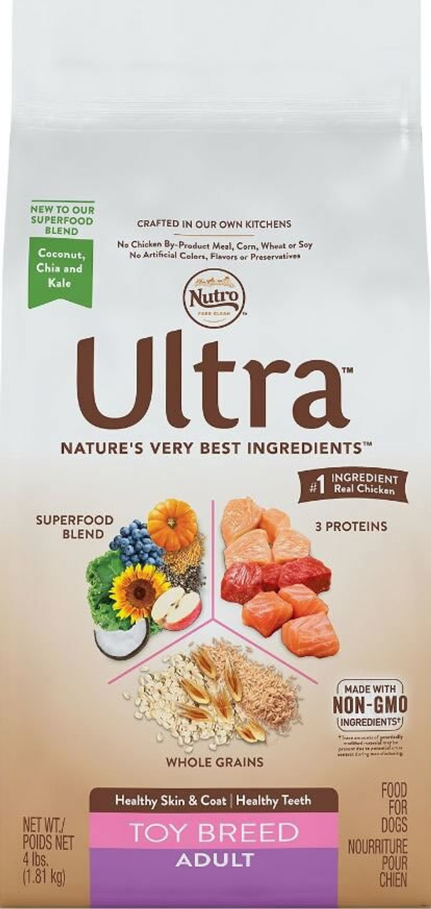 Nutro Ultra Toy Breed Adult Dry Dog Food 4 Pounds