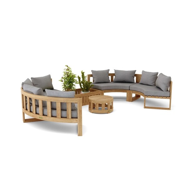 SET809 Circular Modular Deep Seating Set