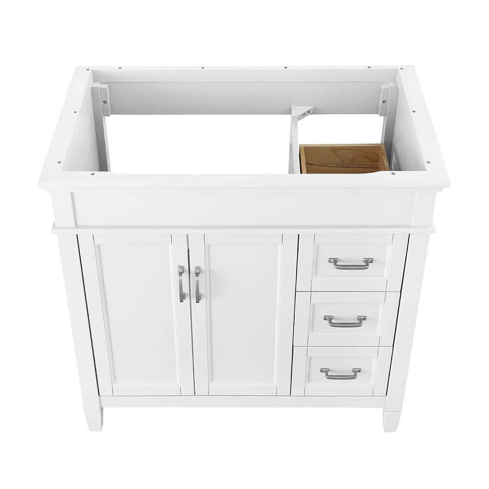 Home Decorators Collection Ashburn 36 in W x 2175 in D Vanity Cabinet in White