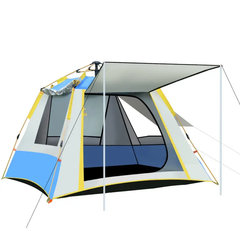 High Quality Instant Pop Up Canvas Tents Outdoor Beach Hiking Waterproof Sunshade Camping Tents