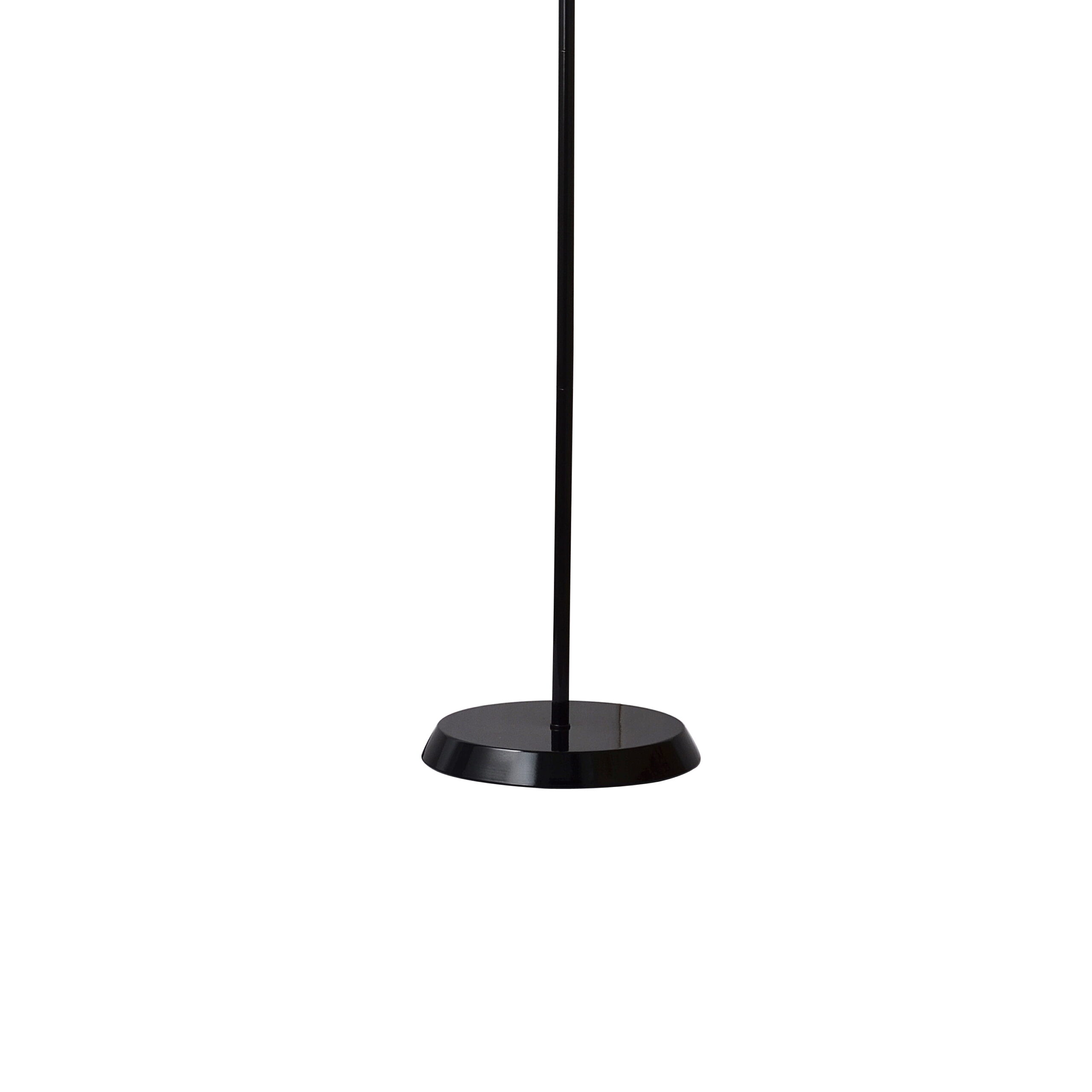 Mainstays 71'' Jelly Gooseneck Floor Lamp， Black