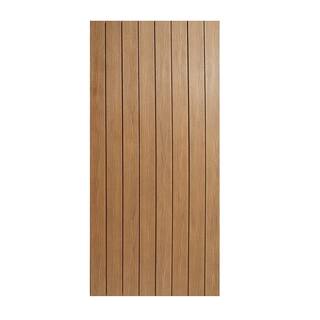 FORTRESS Apex 1 in. x 6 in. x 8 ft. Himalayan Cedar Brown PVC Grooved Deck Boards (2-Pack) 251060824