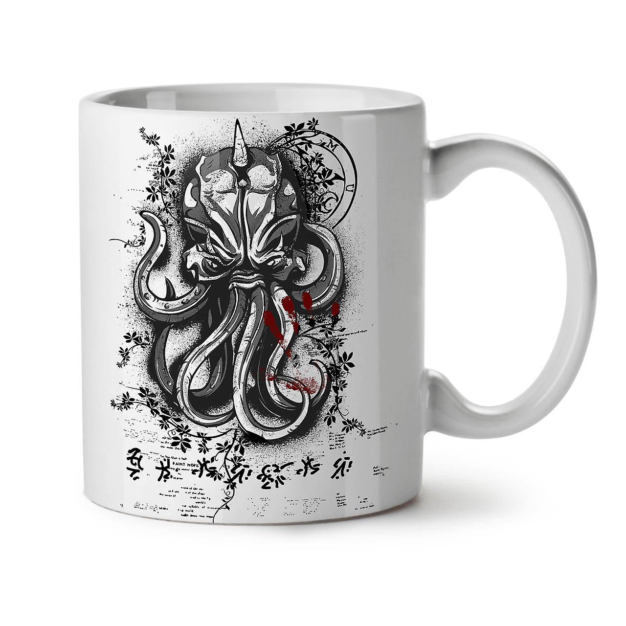 Evil Octopus Mask NEW White Tea Coffee Ceramic Mug 11 oz | Wellcoda