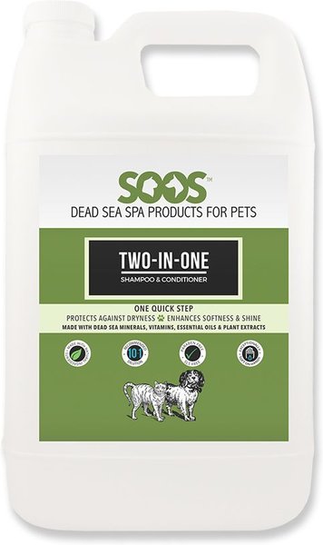 Soos Pets Two-in-One Dog and Cat Shampoo and Conditioner