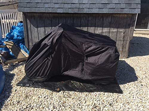 Weatherproof ATV Cover Compatible With 2015 Honda Trx500fe2f Fourtrax Foreman 4x4 - Outdoor and Indoor - Protect From Rain Water， Snow， Sun - Reinforced Securing Straps - Trailerable - Free Storage Bag