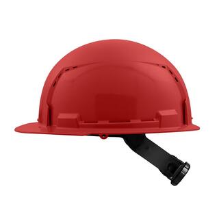 MW BOLT Red Type 1 Class C Front Brim Vented Hard Hat with 4-Point Ratcheting Suspension (10-Pack) 48-73-1208X10