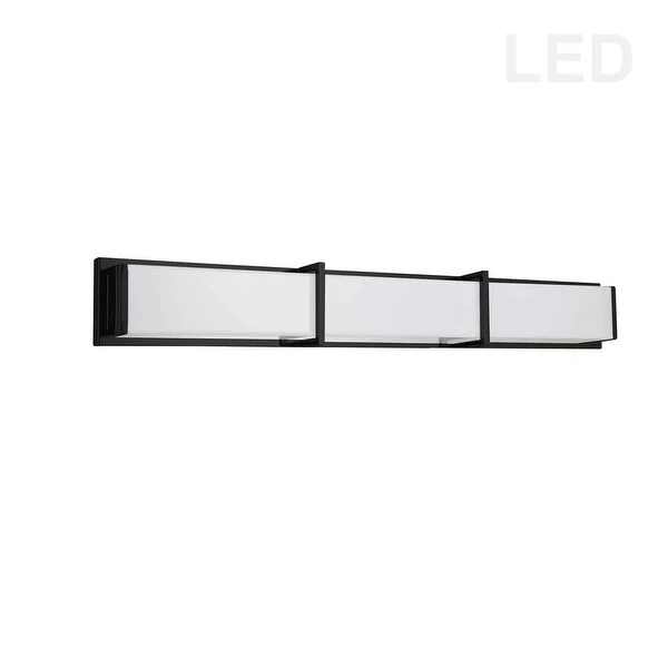 Dainolite Winston 50W Modern Matte Black Luxury Vanity Lights