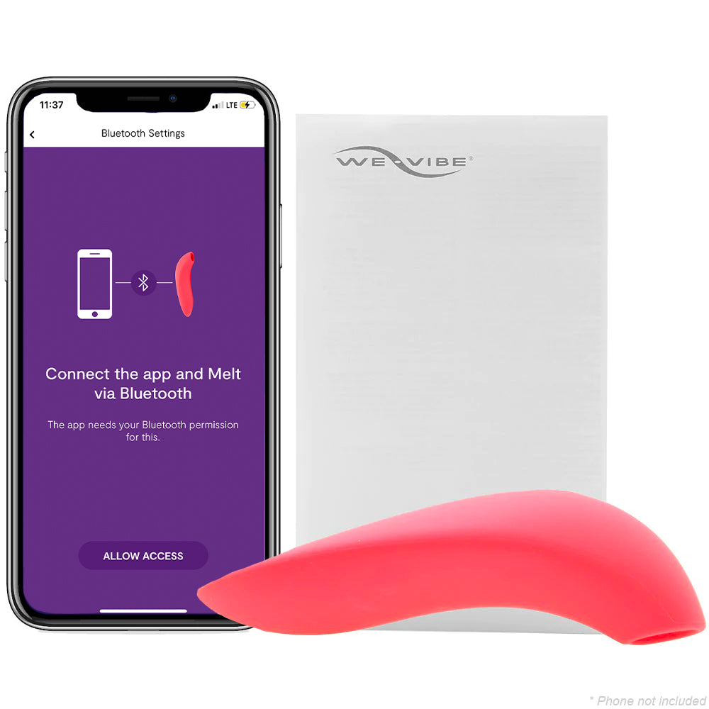 We-Vibe Melt Pleasure Air Clitoral Stimulator in Coral