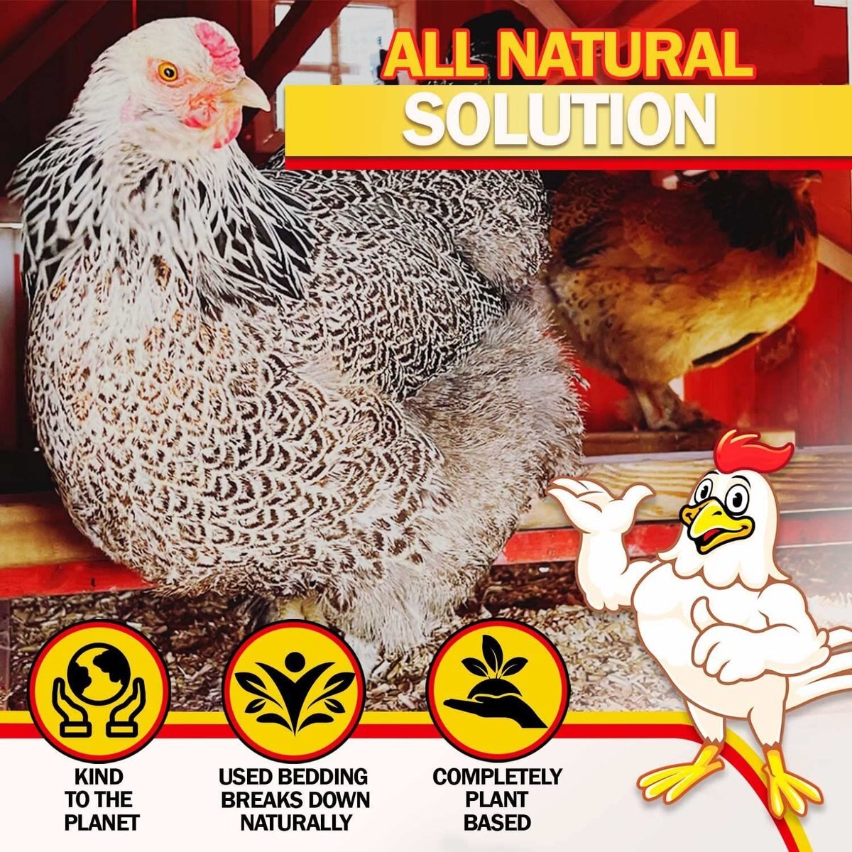 My Favorite Chicken Chicken and Small Animal Hemp Bedding with Organic Aromatic Herbs， 10-lb box