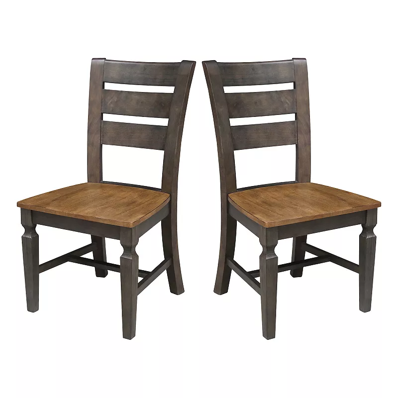 International Concepts Vista Ladderback Chair 2-piece Set