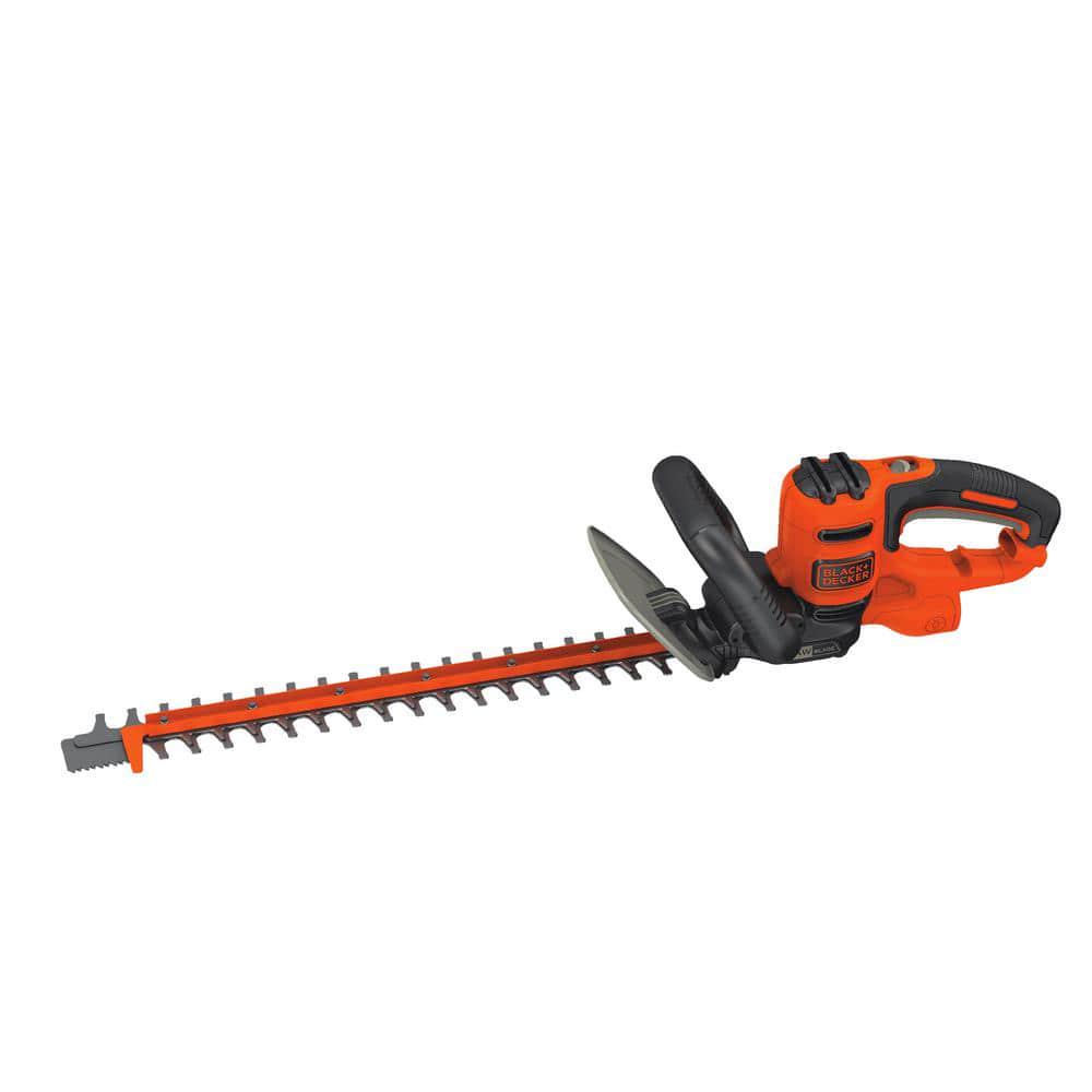 BLACKDECKER 20 in 38 AMP Corded Dual Action Electric Hedge Trimmer with Saw Blade Tip