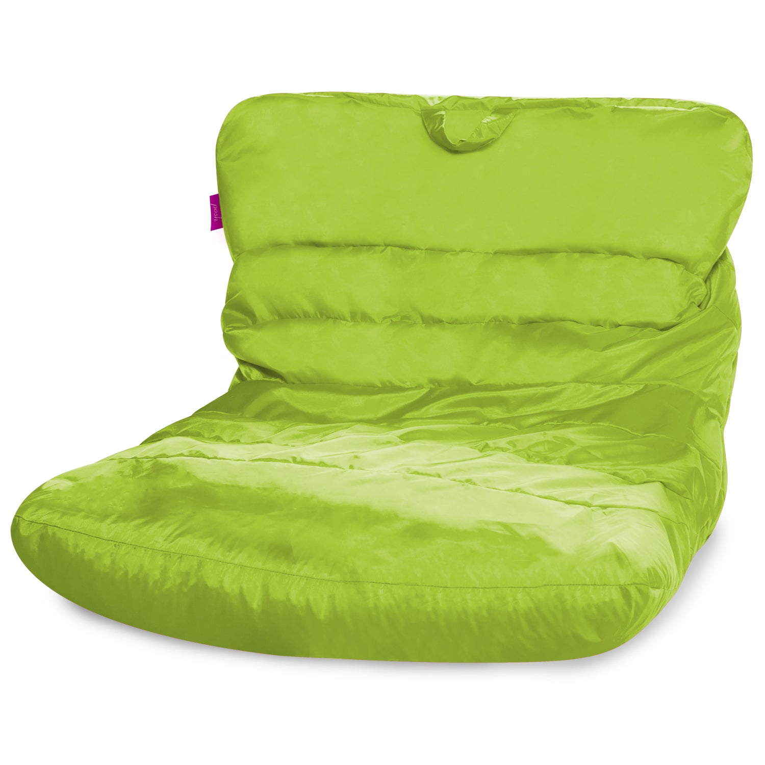 Posh Creations Laguna Lounger Bean Bag Chair, Kids, 3 ft, Lime Green