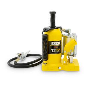 ESCO Pro Series 12 Ton Air Hydraulic Bottle Jack 10380