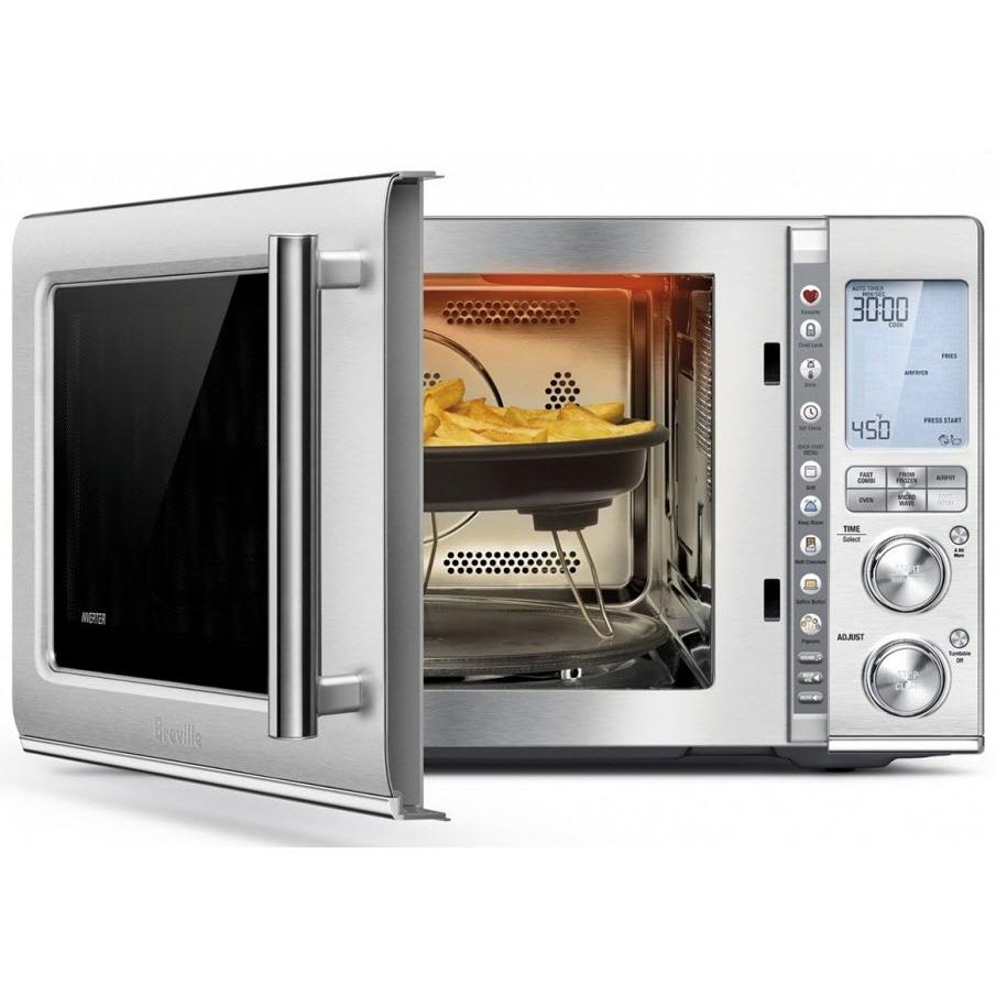 Breville the Combi Wave 3-in-1, 1.1 cu.ft. Countertop Microwave Oven with Element IQ? System BMO870BSS1BCA1