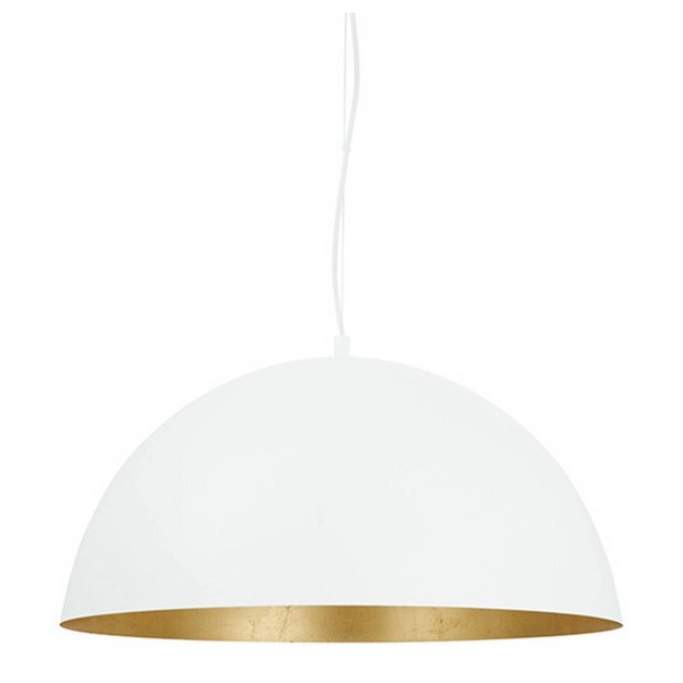 1 light Rafaelino Bowl Pendant With Shade White gold Eglo