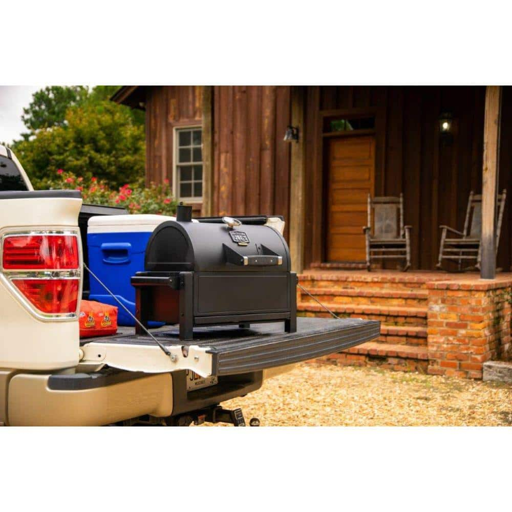 OKLAHOMA JOE'S Rambler Portable Charcoal Grill in Black with 218 sq. in. Cooking Space 19402088