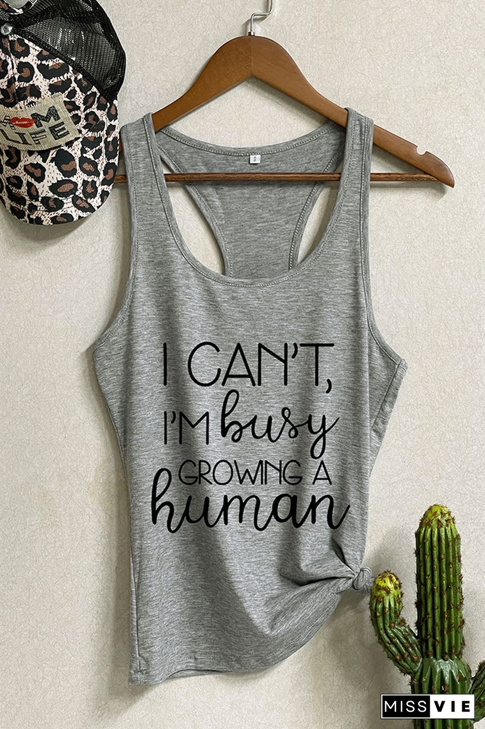 I Can't Busy Growing A Human Shirt | Funny Pregnancy, Cute Maternity Sleeveless Tank Top Wholesale