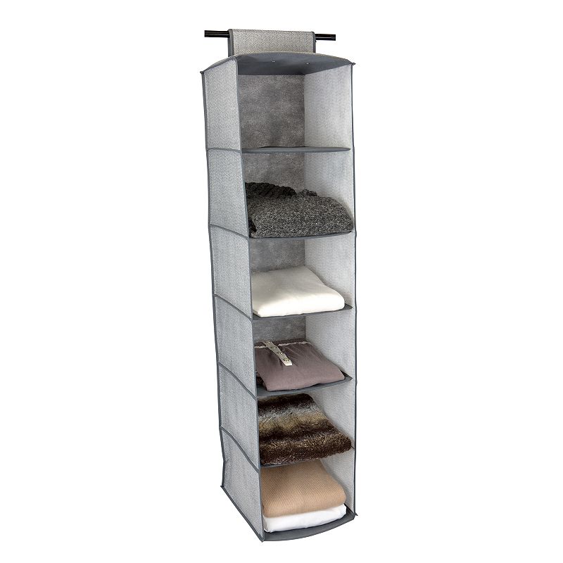 Simplify Herringbone 6-Shelf Sweater Organizer