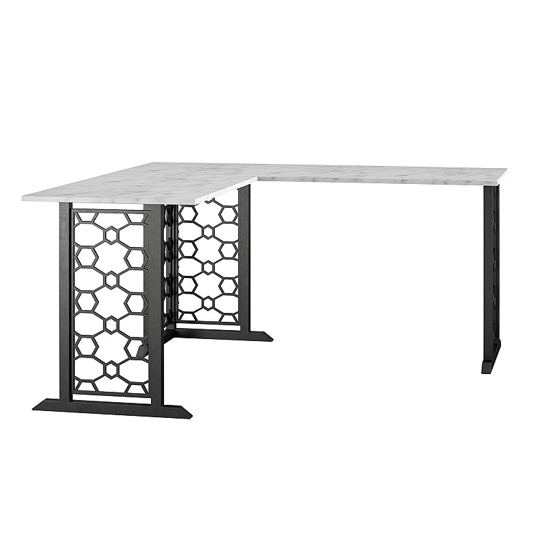 CosmoLiving by Cosmopolitan Ella L-Shaped Desk