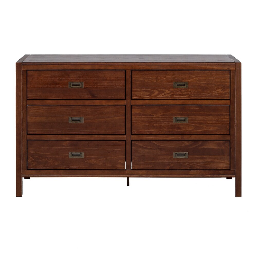 Middlebrook Modern Solid Wood 6 Drawer Dresser