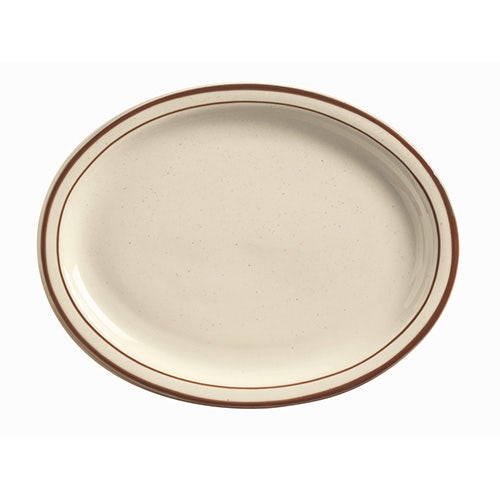 World Tableware DSD-13 Desert Sand - Oval Platter， 11-1/2