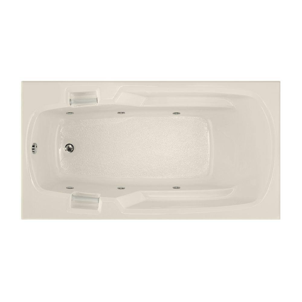 Hydro Systems Studio 60 in. Acrylic Rectangular Drop-in Whirlpool Bathtub in White STU6032AWPW