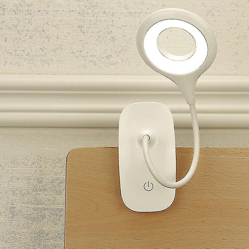 20 Led Clip-on Reading Lamp Dimmable Eye Protection Table Lamp With Usb Cable