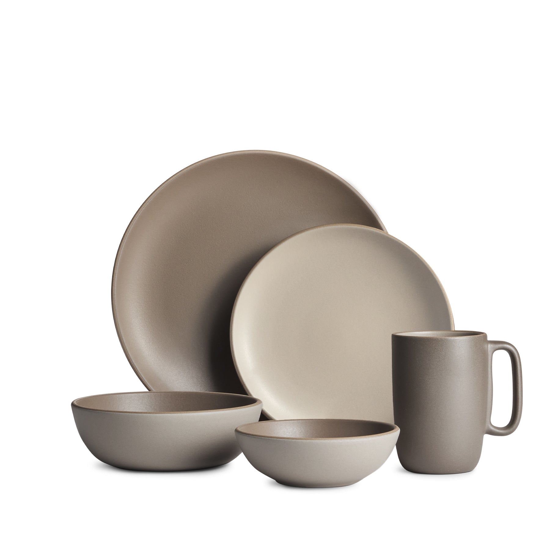 Cocoa Fawn 5-Piece Dinnerware Set